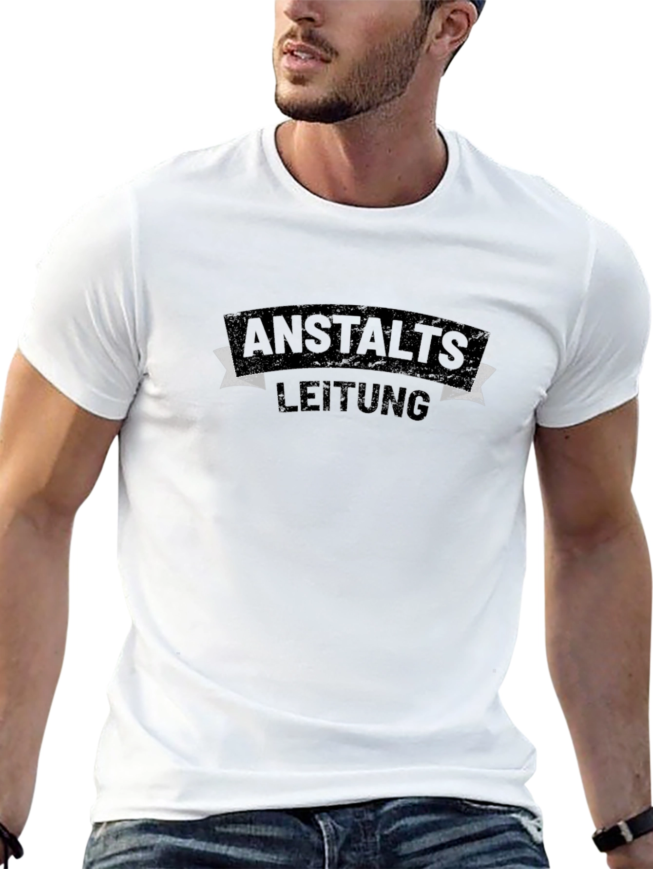 Anstaltsleitung Black Graphic Tee