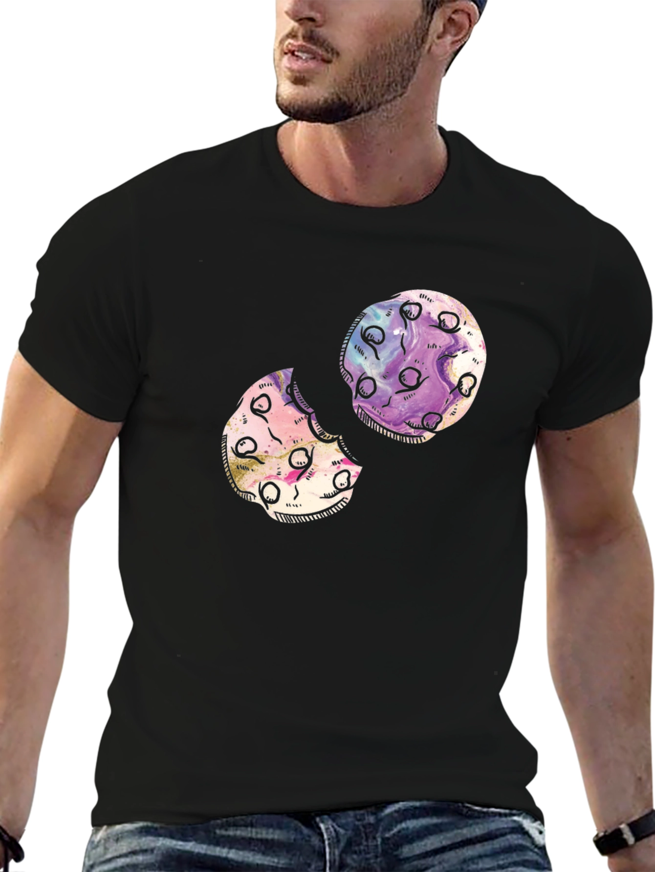 Cookie Bite T-Shirt -  Unique Graphic Tee