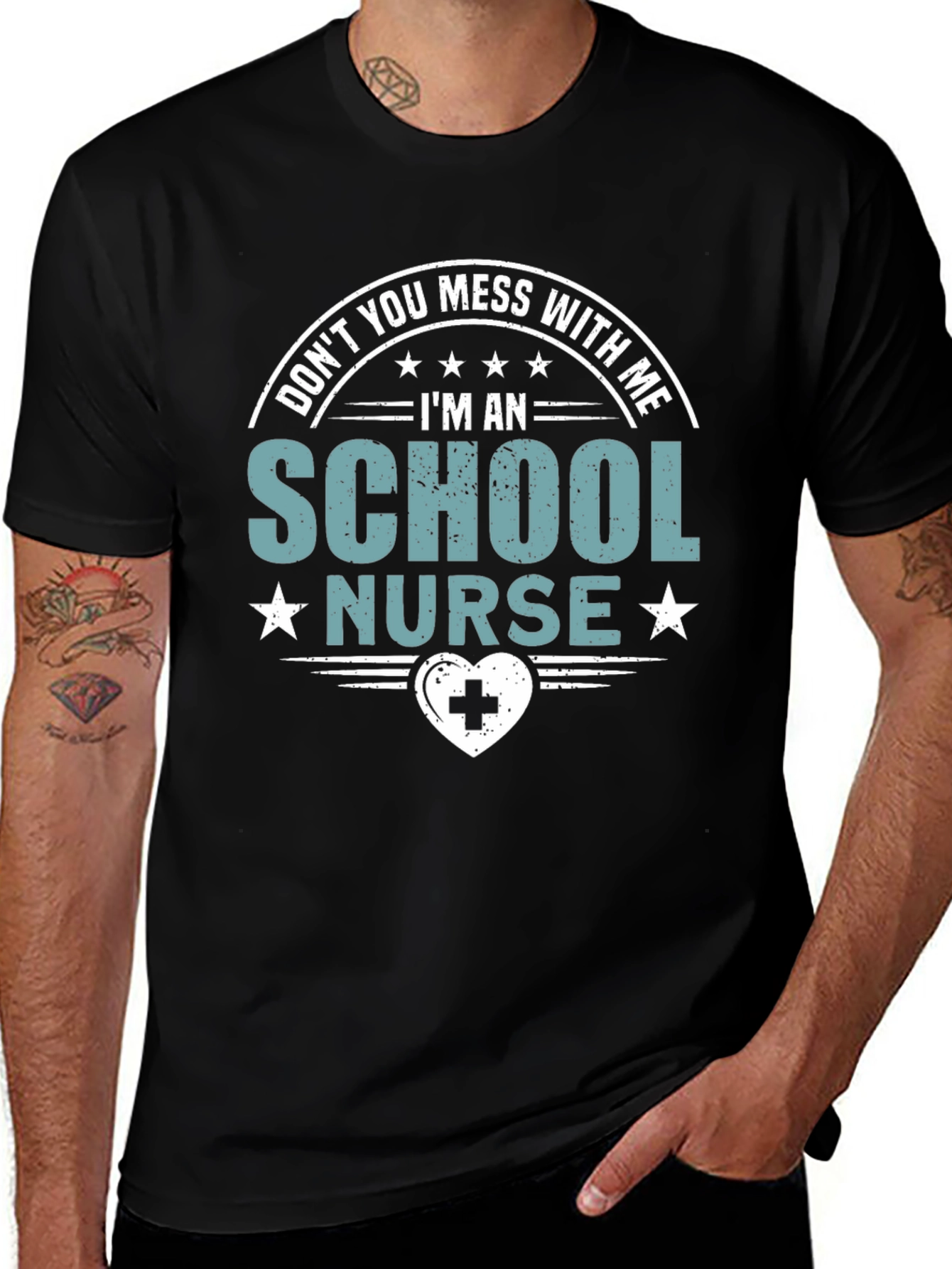 School Nurse T-Shirt: Dont You Mess With Me