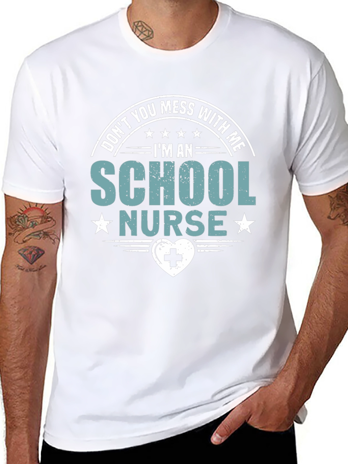 School Nurse T-Shirt: Dont You Mess With Me