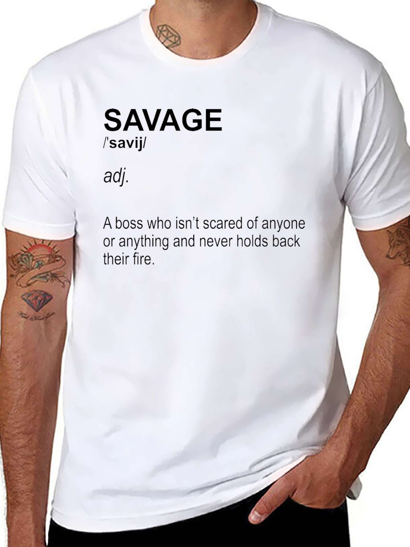 Savage Definition T-Shirt - Bold Attitude Style