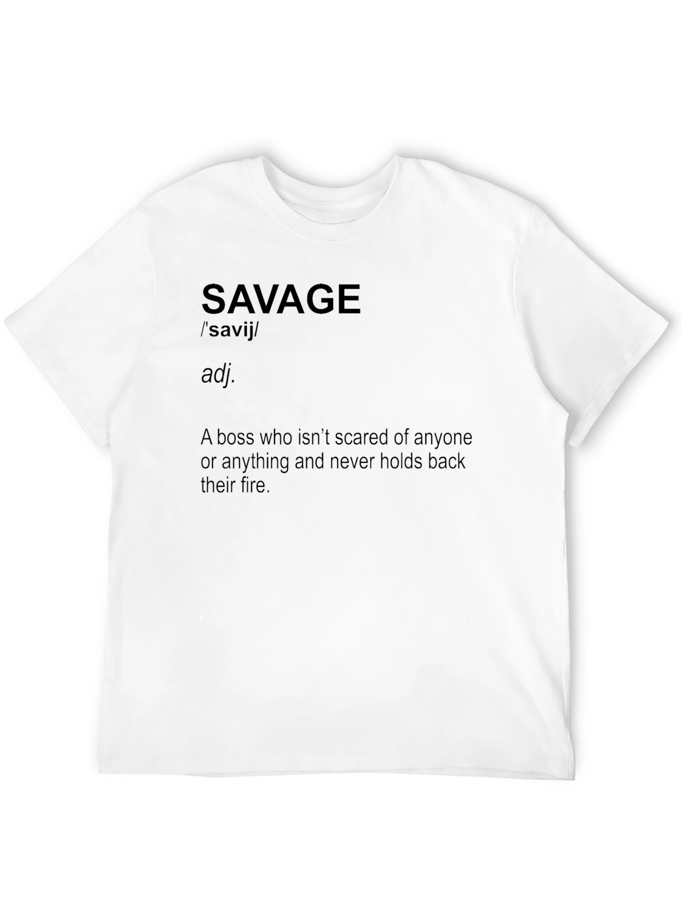 Savage Definition T-Shirt - Bold Attitude Style