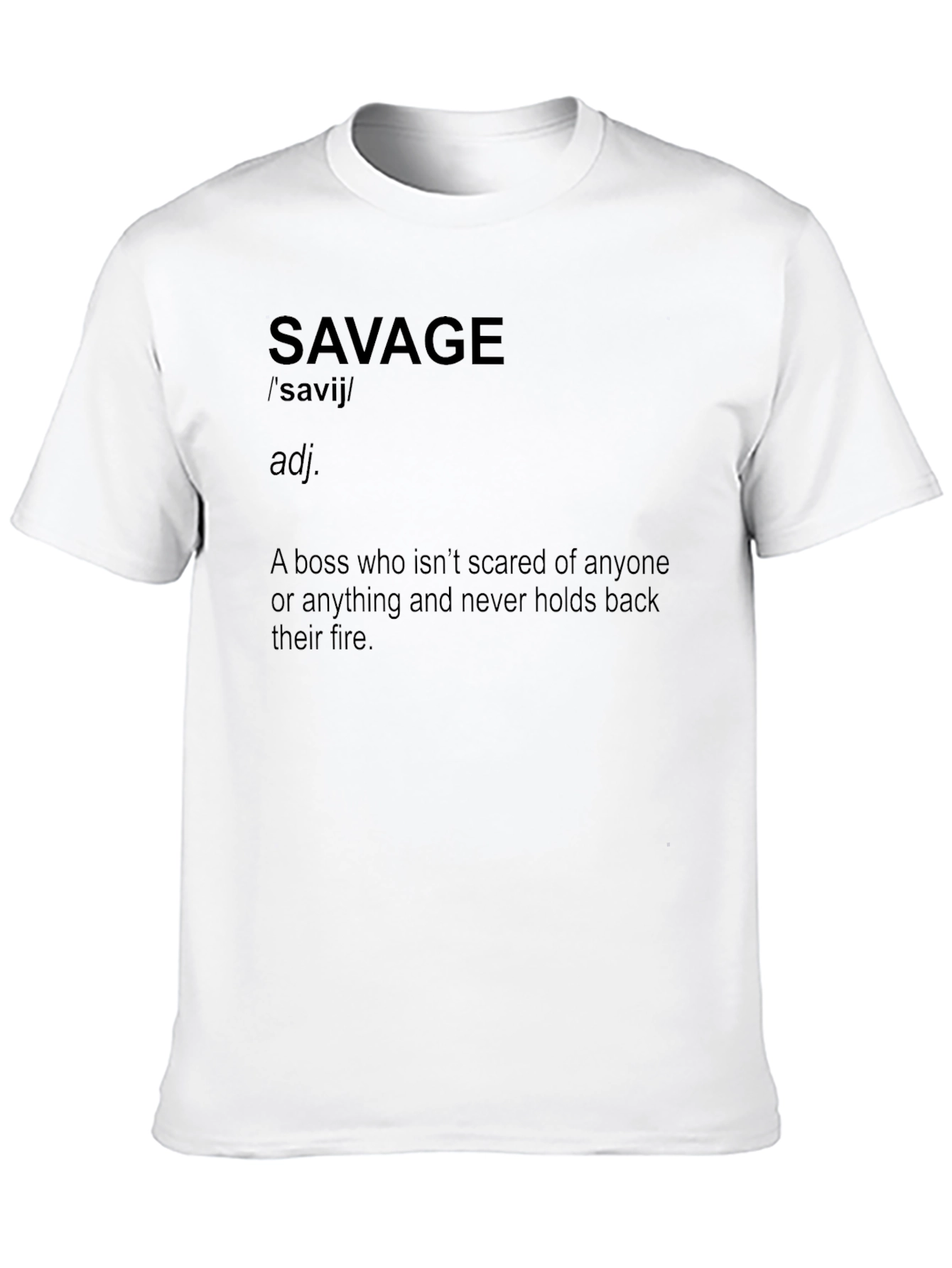 Savage Definition T-Shirt - Bold Attitude Style