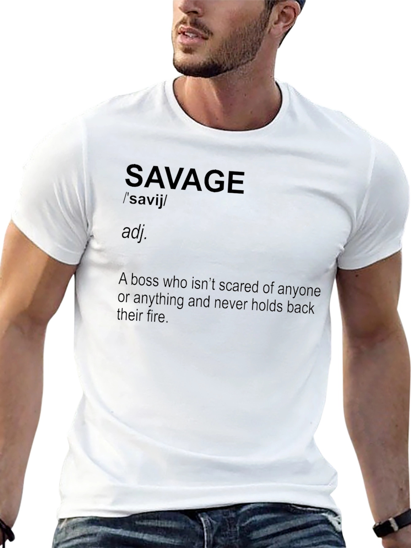Savage Definition T-Shirt - Bold Attitude Style