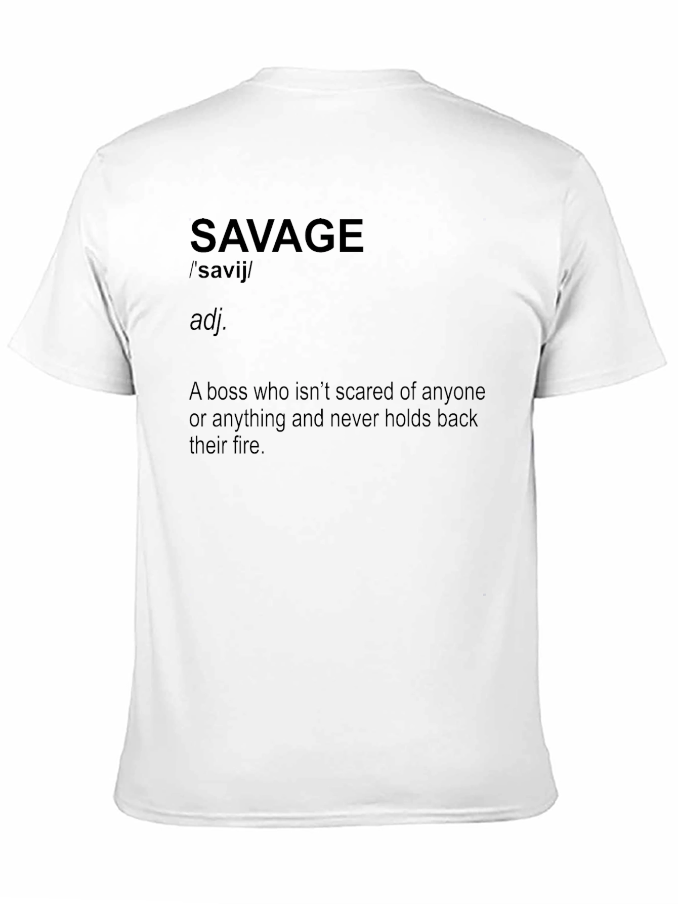 Savage Definition T-Shirt - Bold Attitude Style