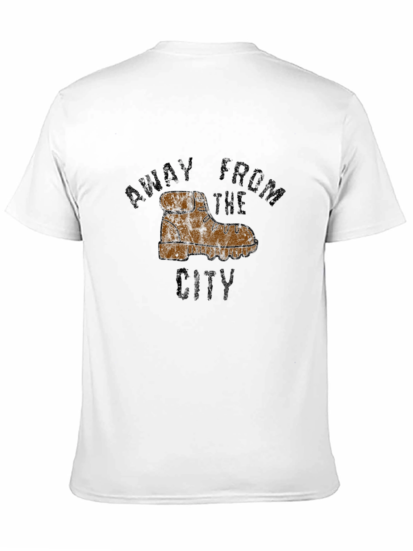 Away From The City Boot Graphic T-Shirt