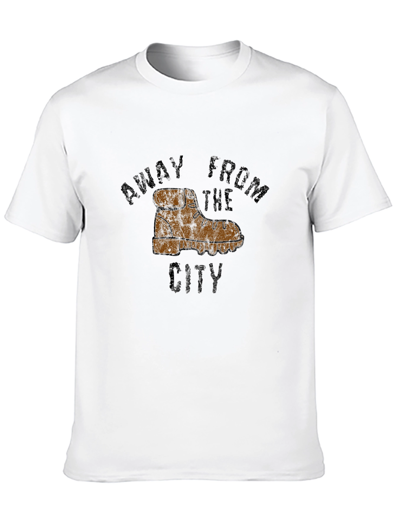 Away From The City Boot Graphic T-Shirt