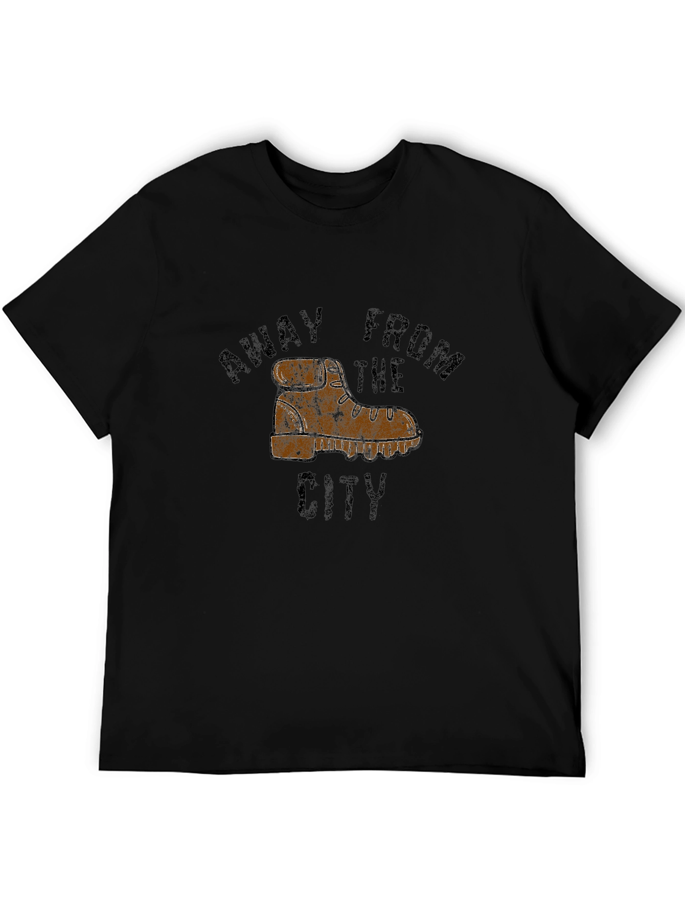 Away From The City Boot Graphic T-Shirt
