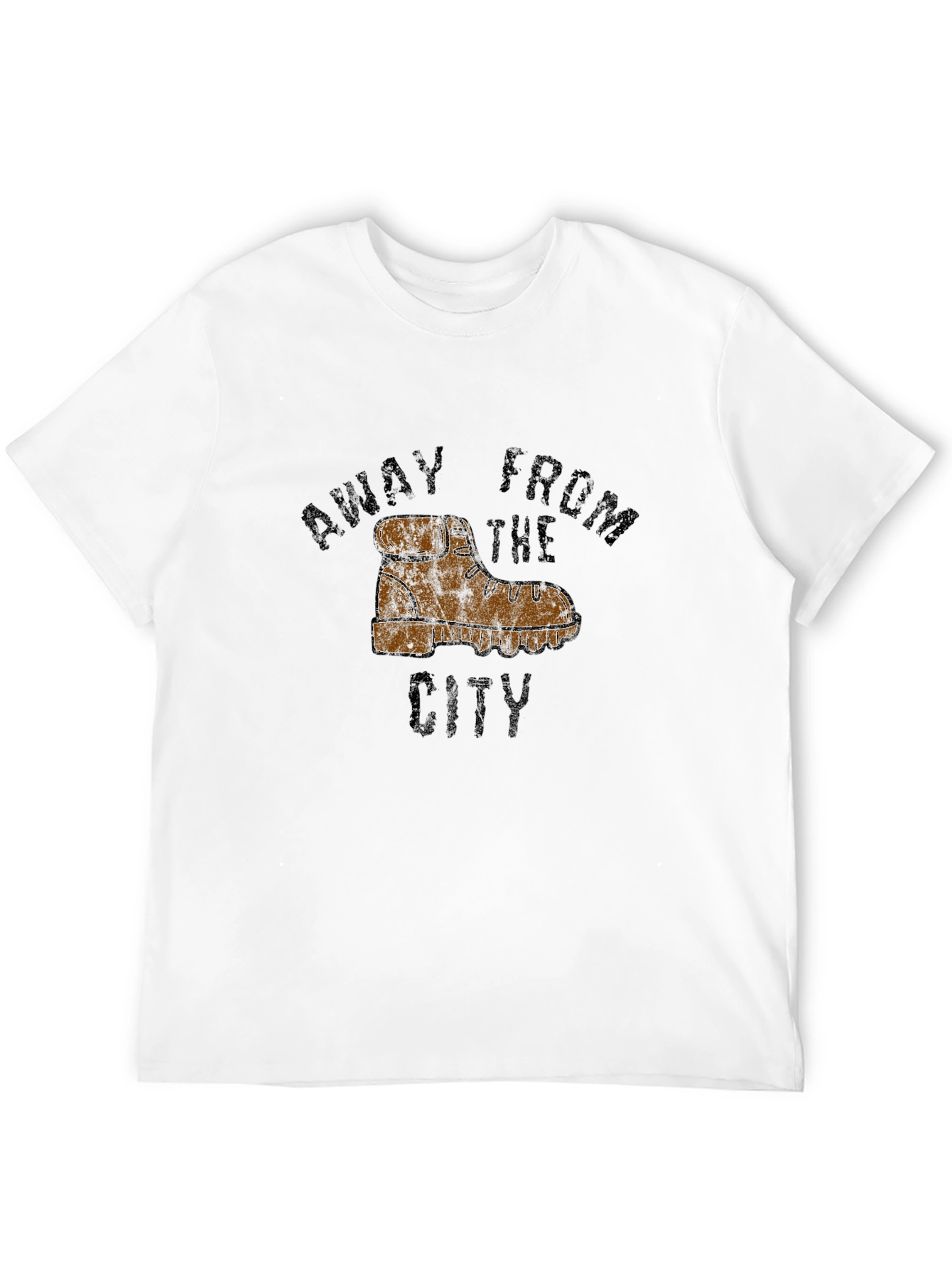 Away From The City Boot Graphic T-Shirt