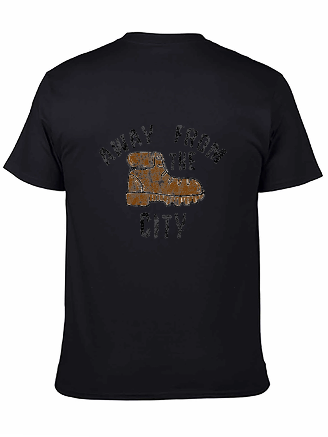 Away From The City Boot Graphic T-Shirt