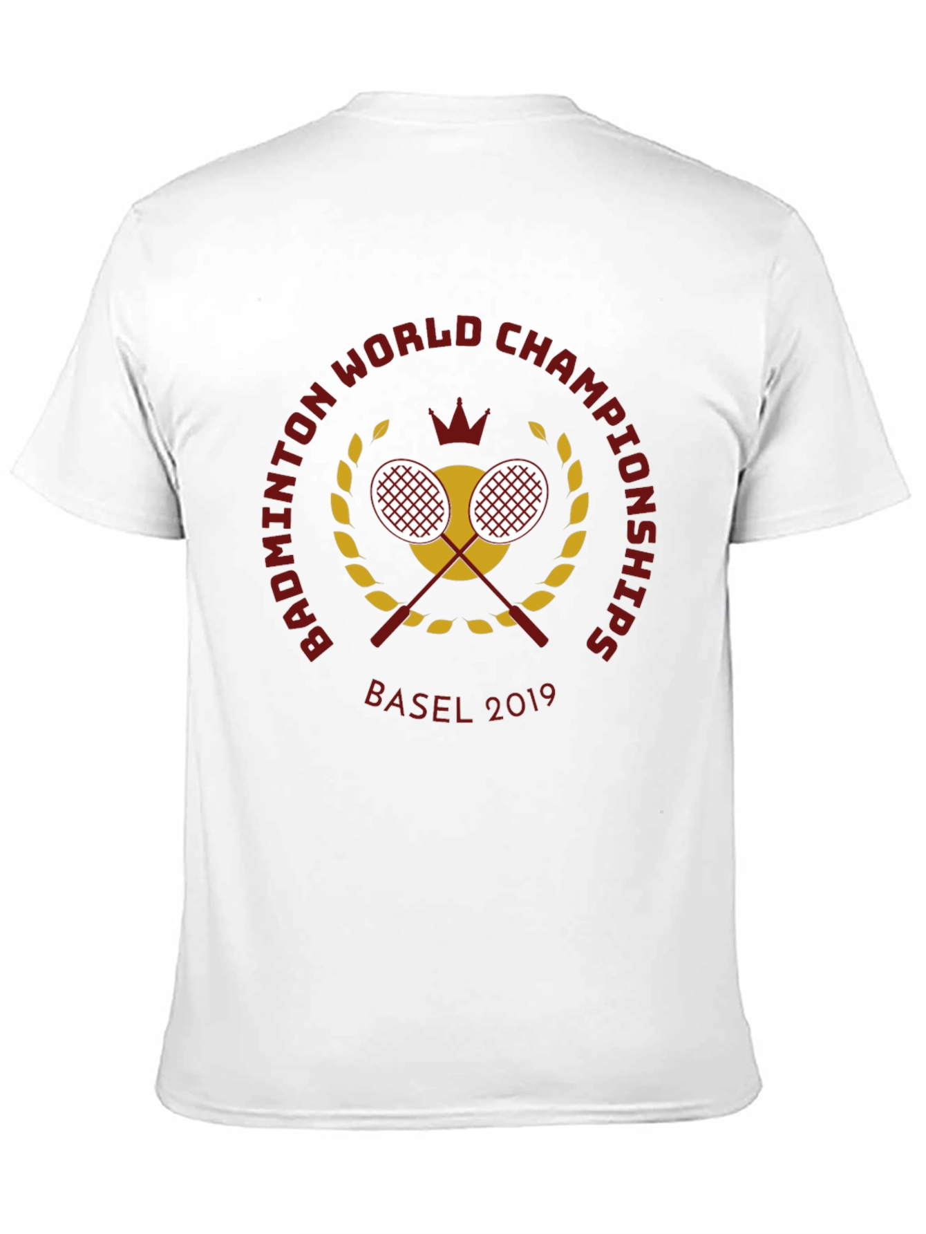 Badminton World Championships Basel 2019 Black T-Shirt