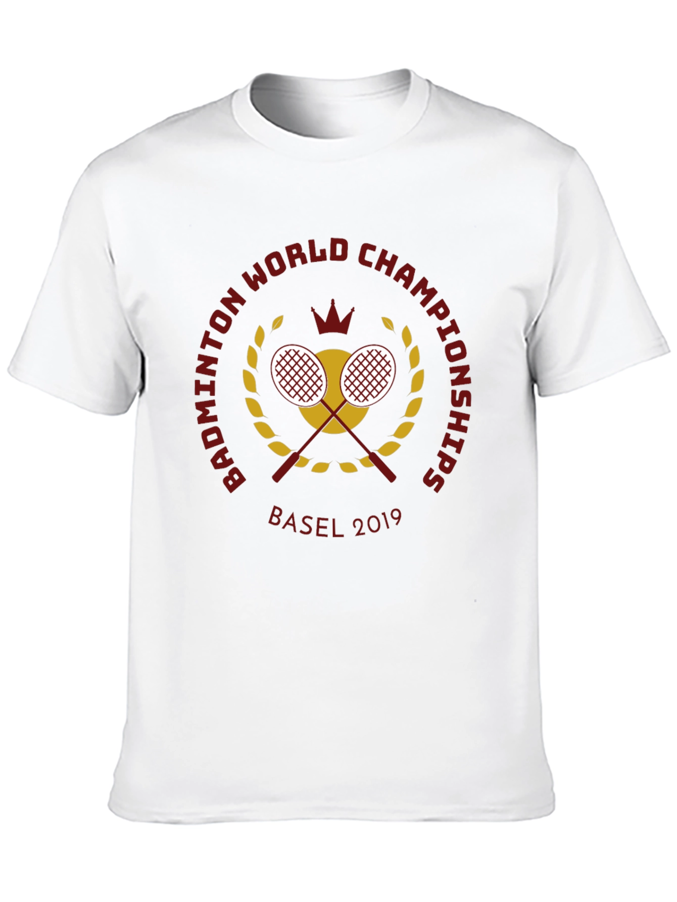 Badminton World Championships Basel 2019 Black T-Shirt