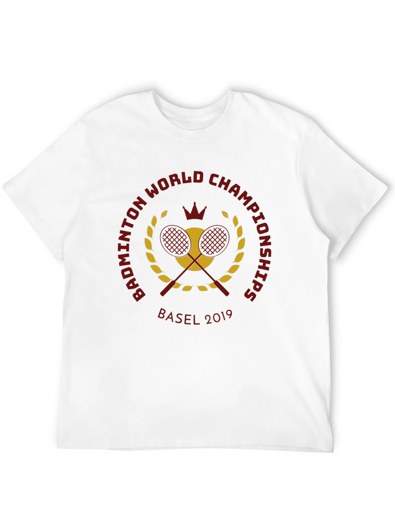 Badminton World Championships Basel 2019 Black T-Shirt