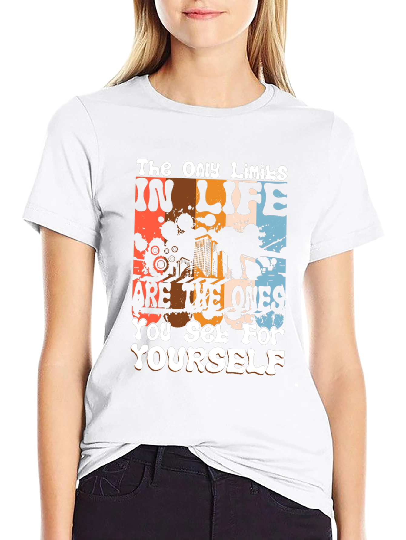 Inspirational Graphic Tee: The Only Limits T-Shirt