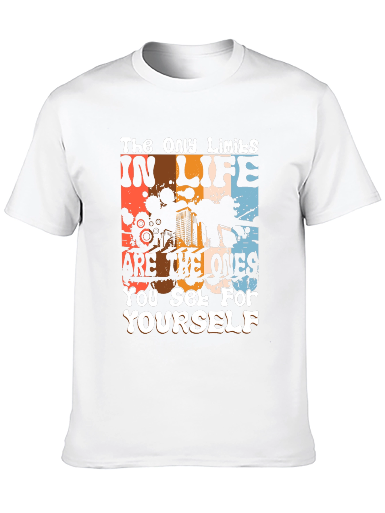 Inspirational Graphic Tee: The Only Limits T-Shirt