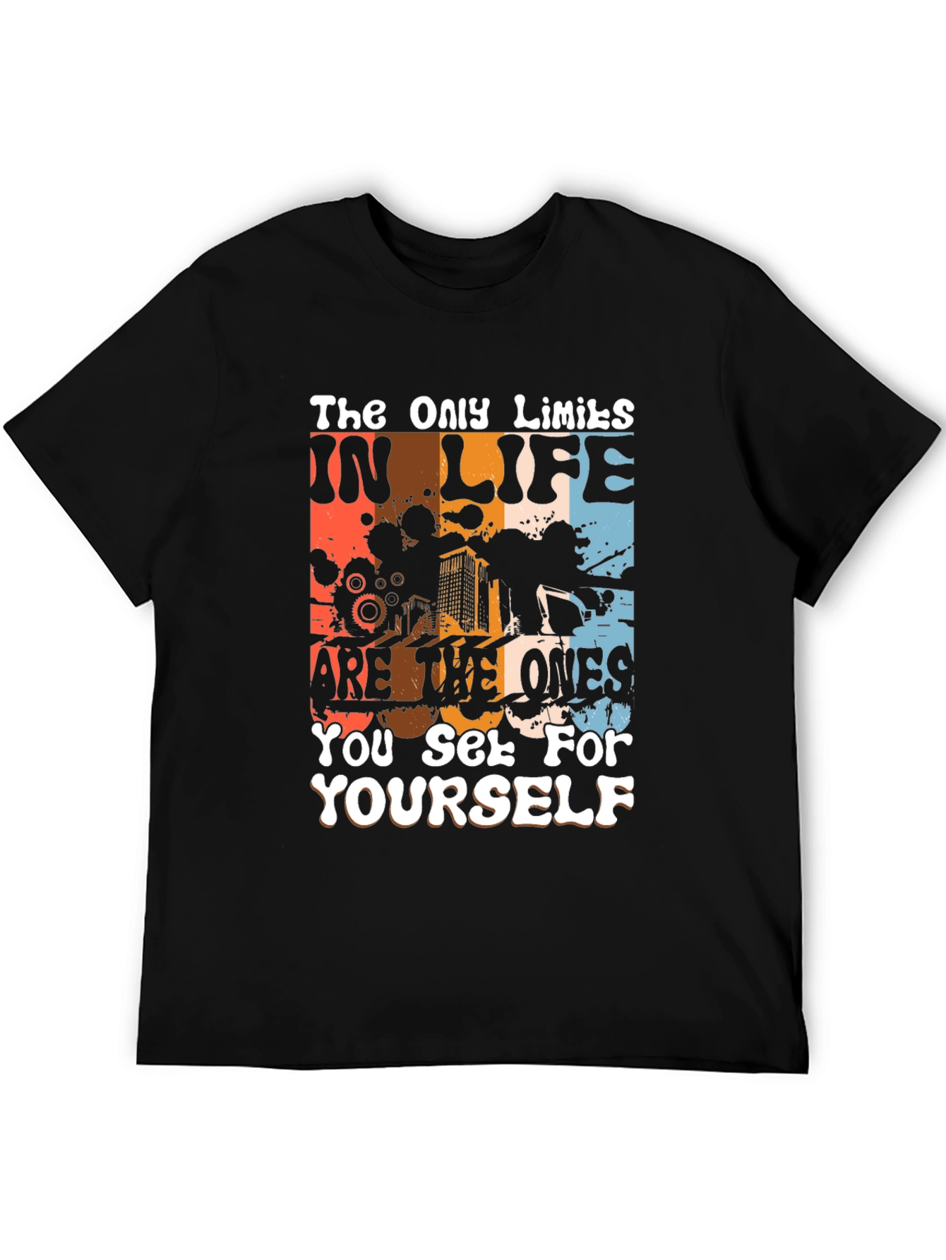 Inspirational Graphic Tee: The Only Limits T-Shirt