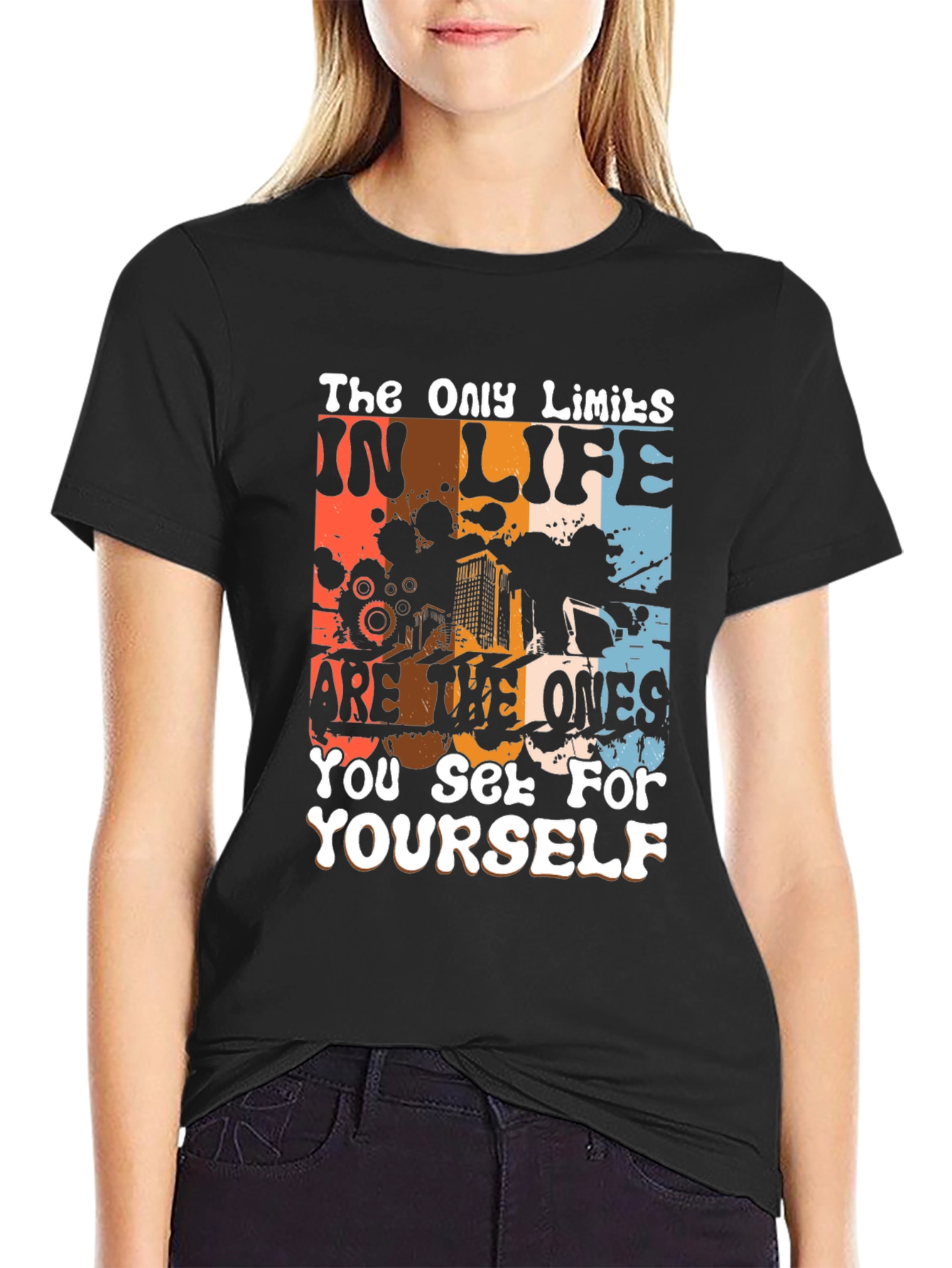 Inspirational Graphic Tee: The Only Limits T-Shirt