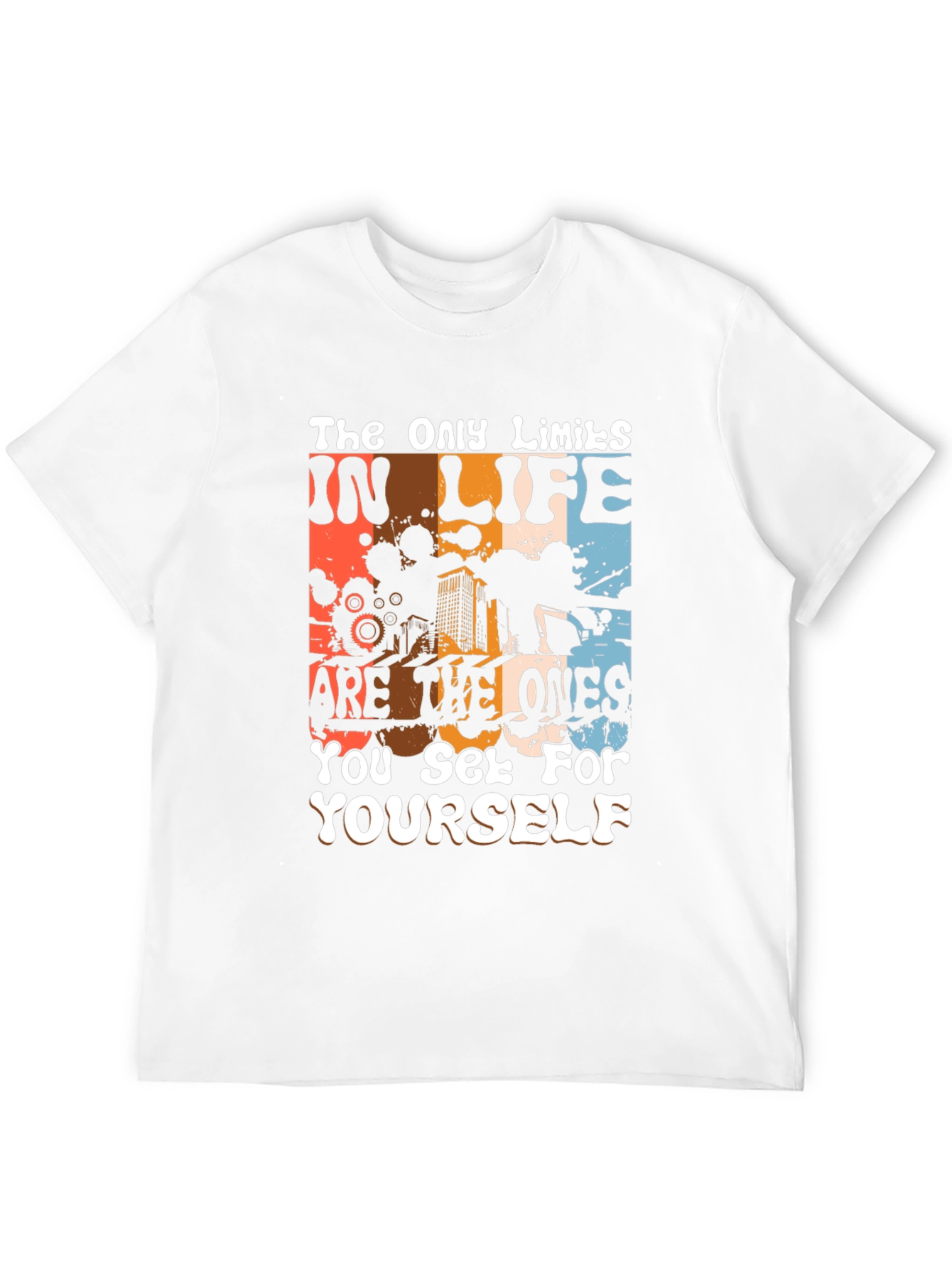 Inspirational Graphic Tee: The Only Limits T-Shirt