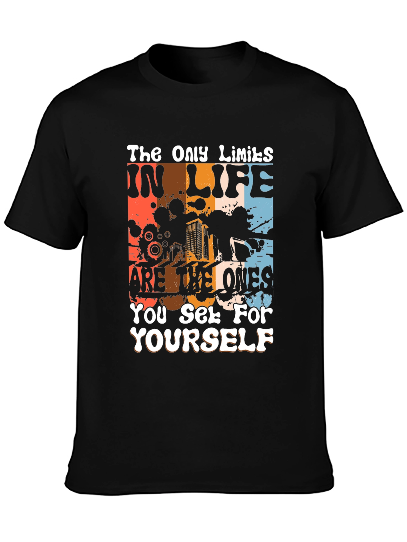 Inspirational Graphic Tee: The Only Limits T-Shirt