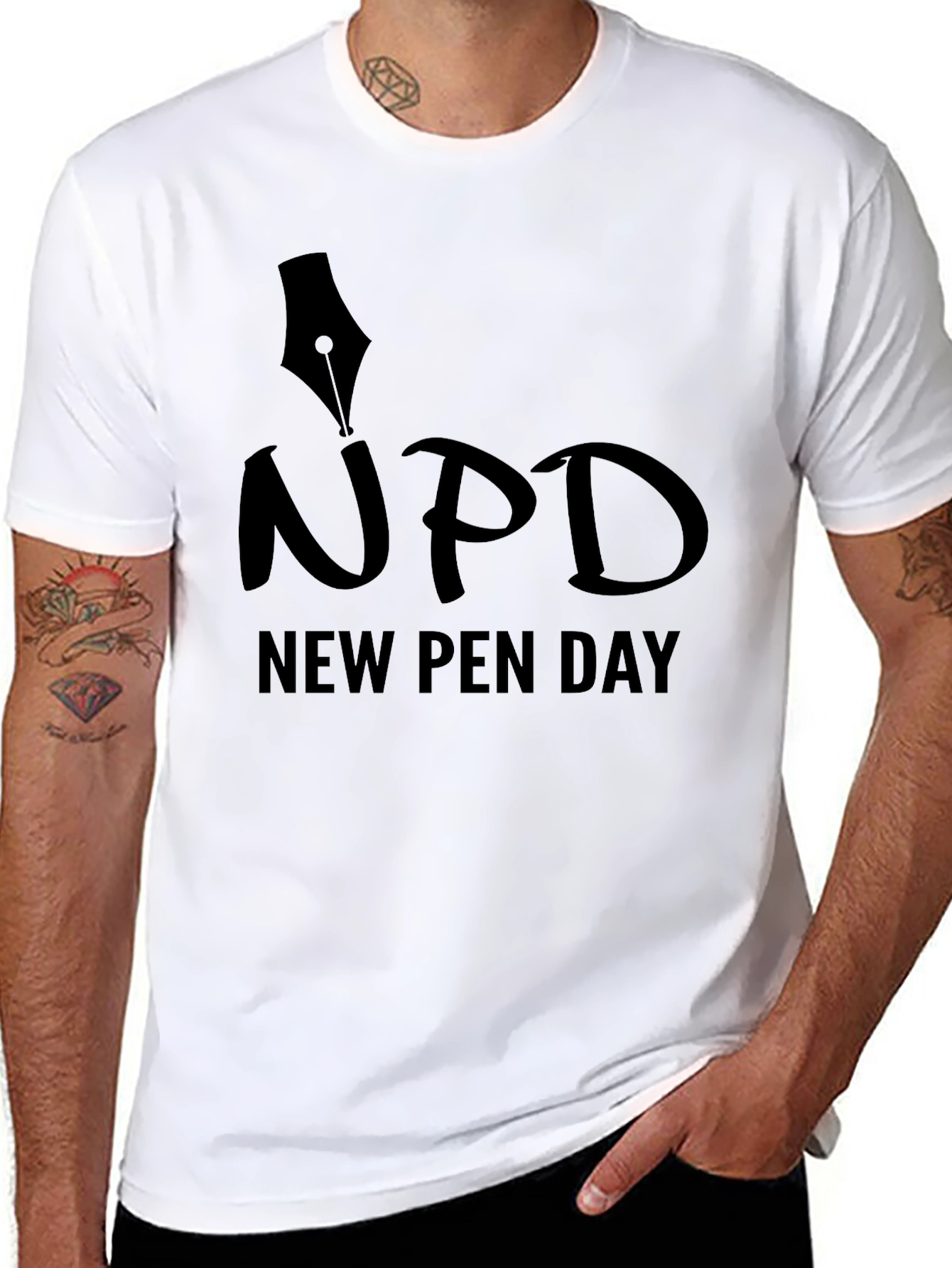 New Pen Day T-Shirt - NPD Fountain Pen Tee