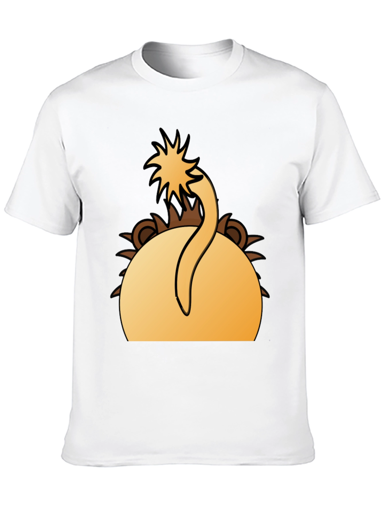 Lion Tail T-Shirt - Funny Animal Design