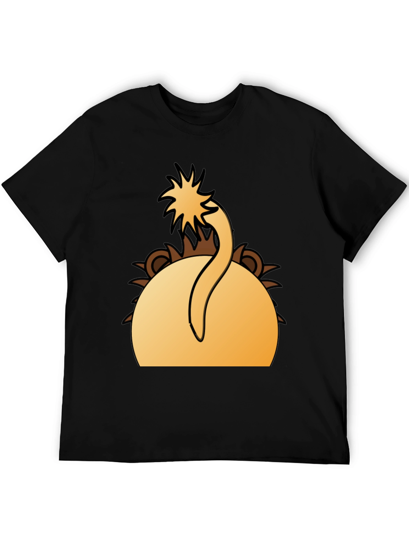 Lion Tail T-Shirt - Funny Animal Design