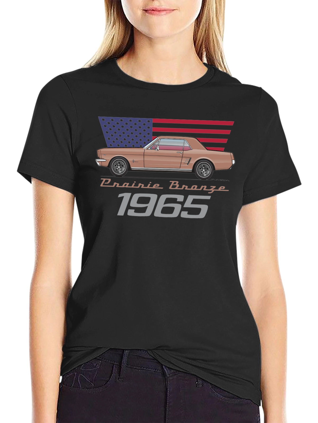 Prairie Bronze 1965 Mustang Graphic T-Shirt