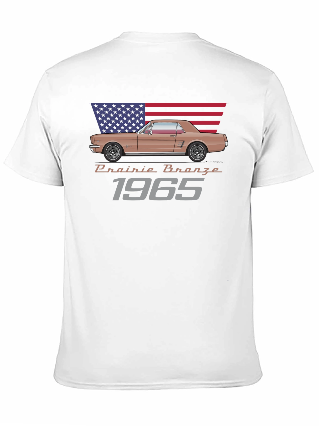 Prairie Bronze 1965 Mustang Graphic T-Shirt