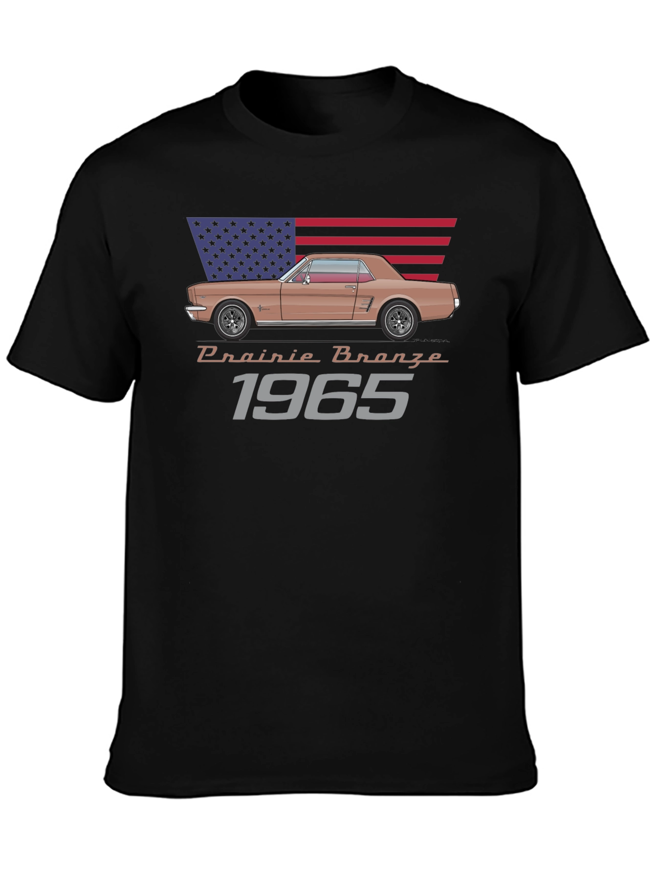 Prairie Bronze 1965 Mustang Graphic T-Shirt