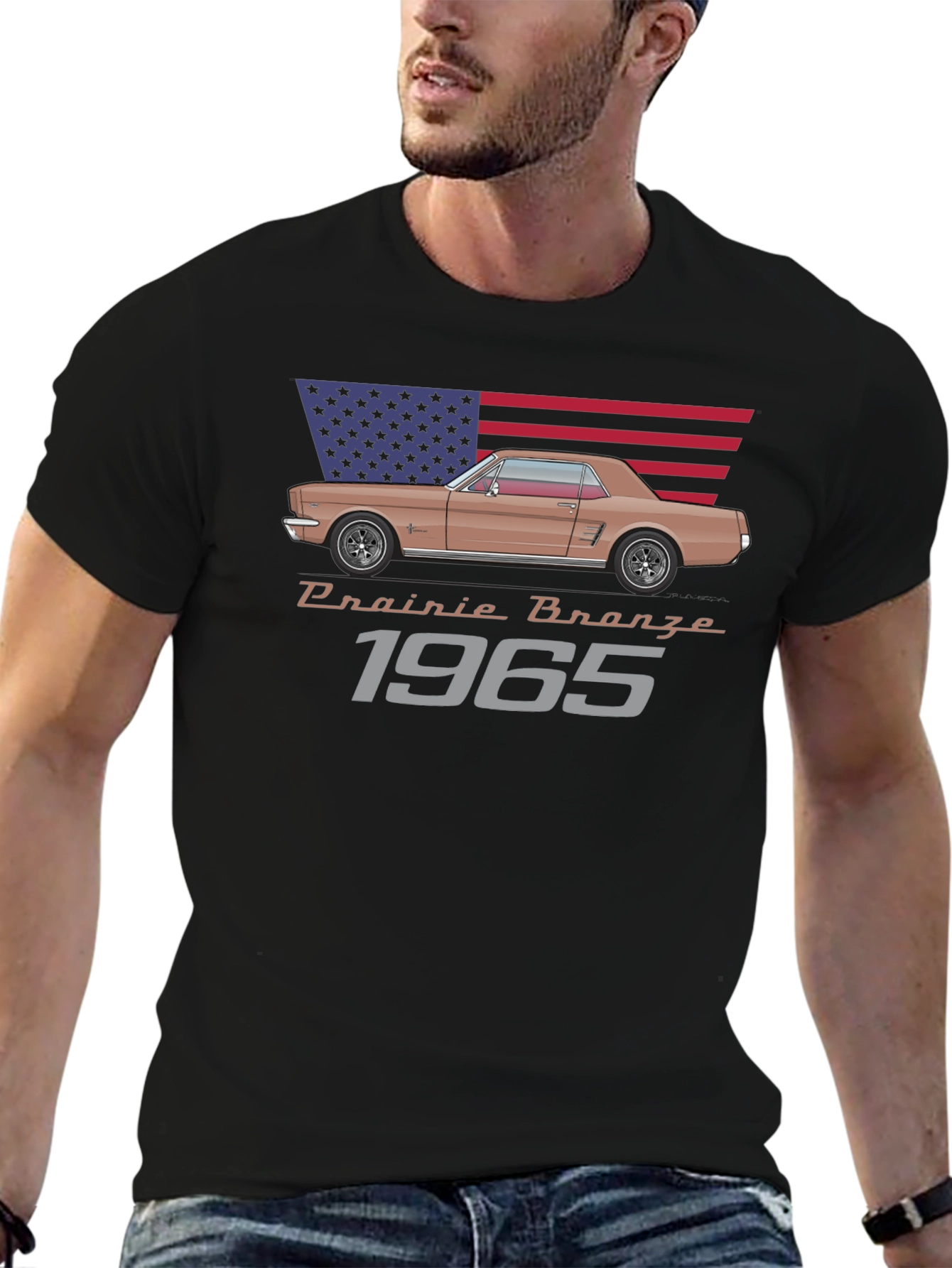 Prairie Bronze 1965 Mustang Graphic T-Shirt