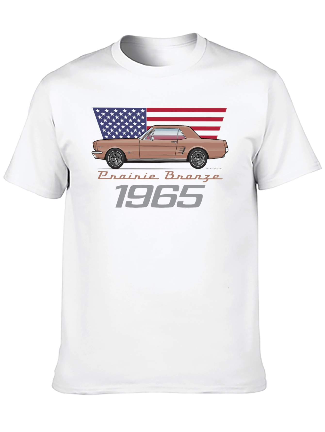 Prairie Bronze 1965 Mustang Graphic T-Shirt