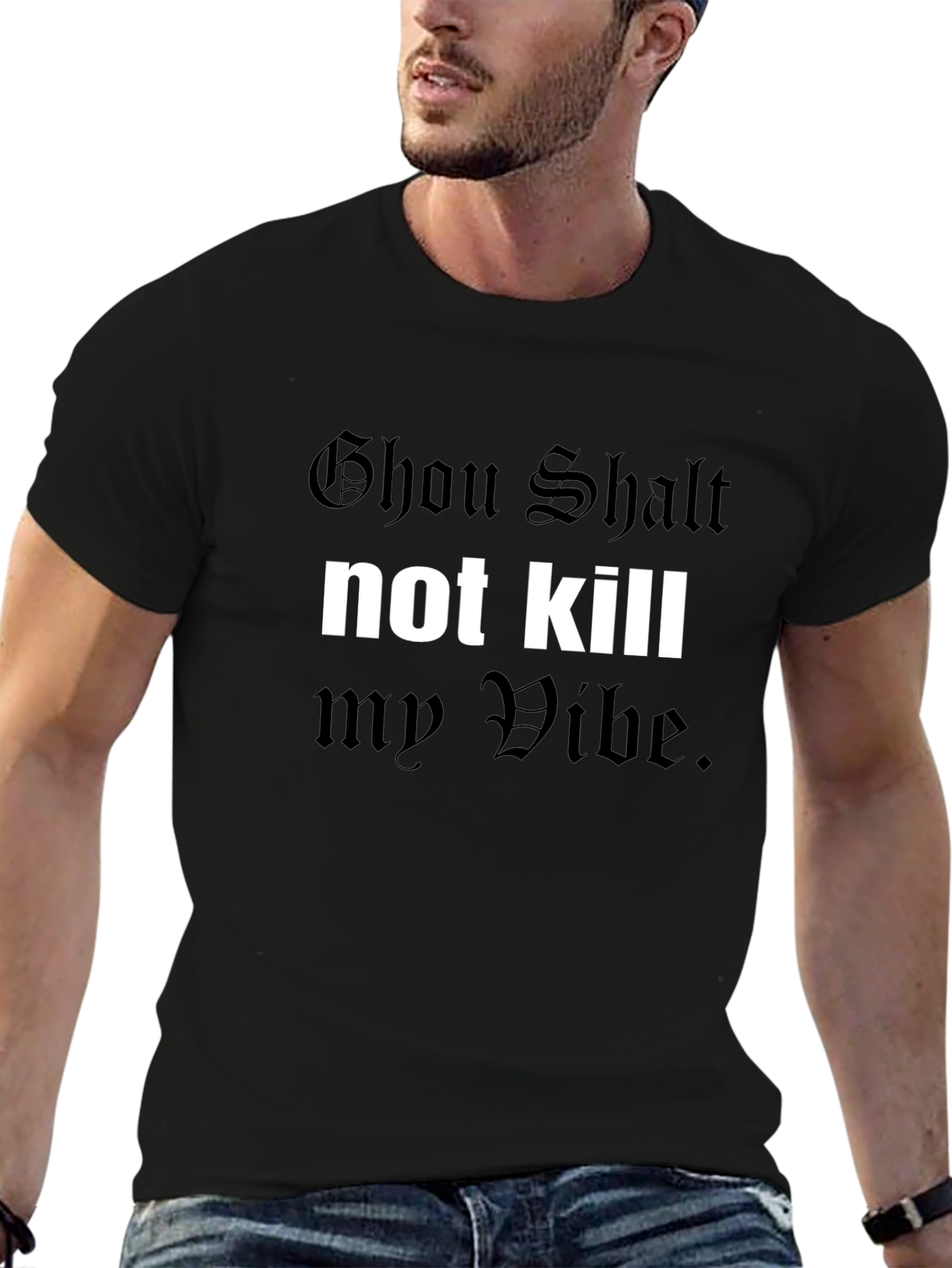 Thou Shalt Not Kill My Vibe Graphic T-Shirt