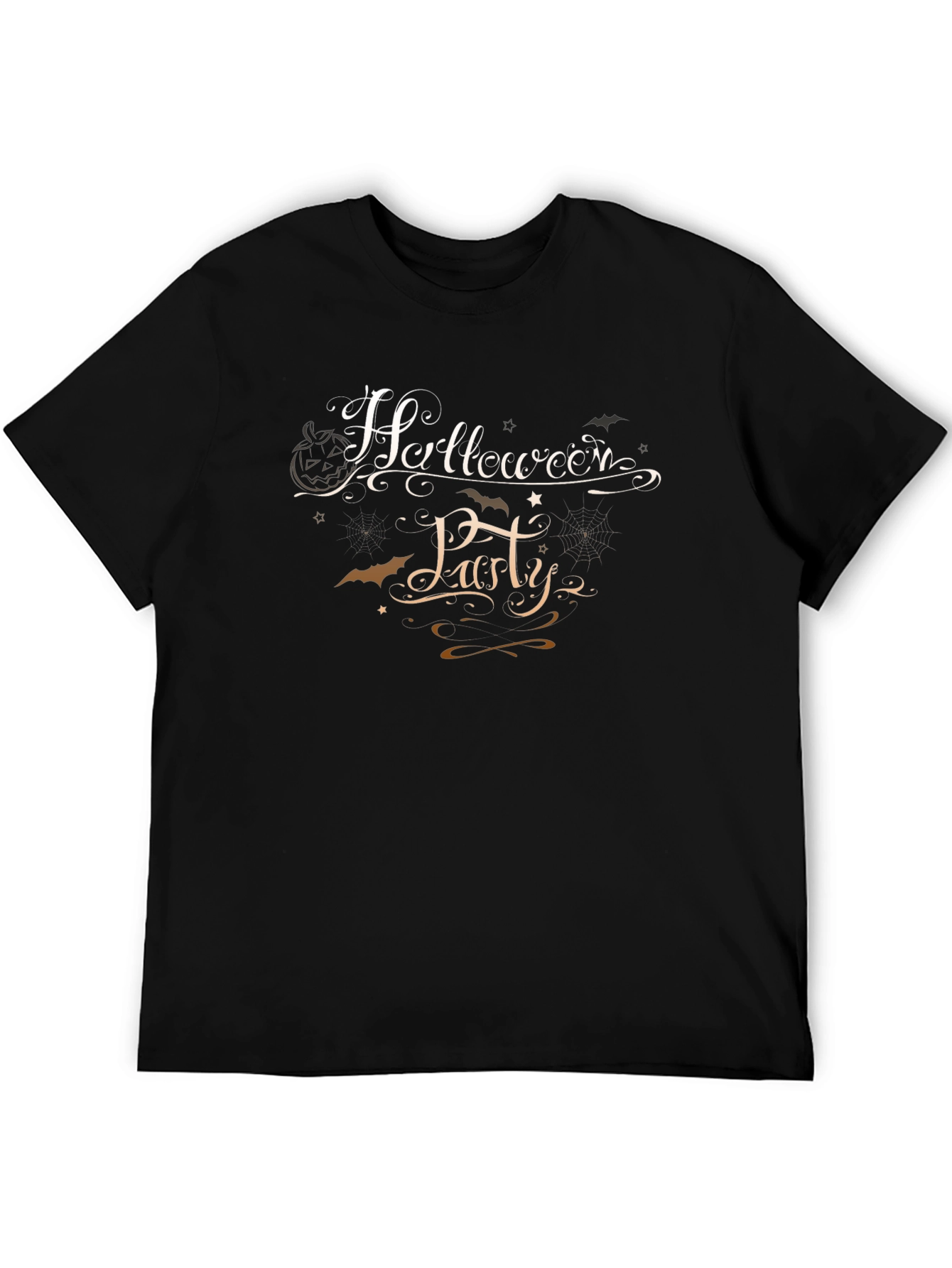 Halloween Party T-Shirt Black Graphic Tee