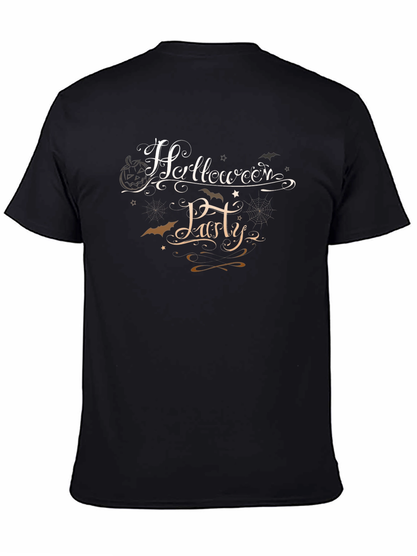 Halloween Party T-Shirt Black Graphic Tee