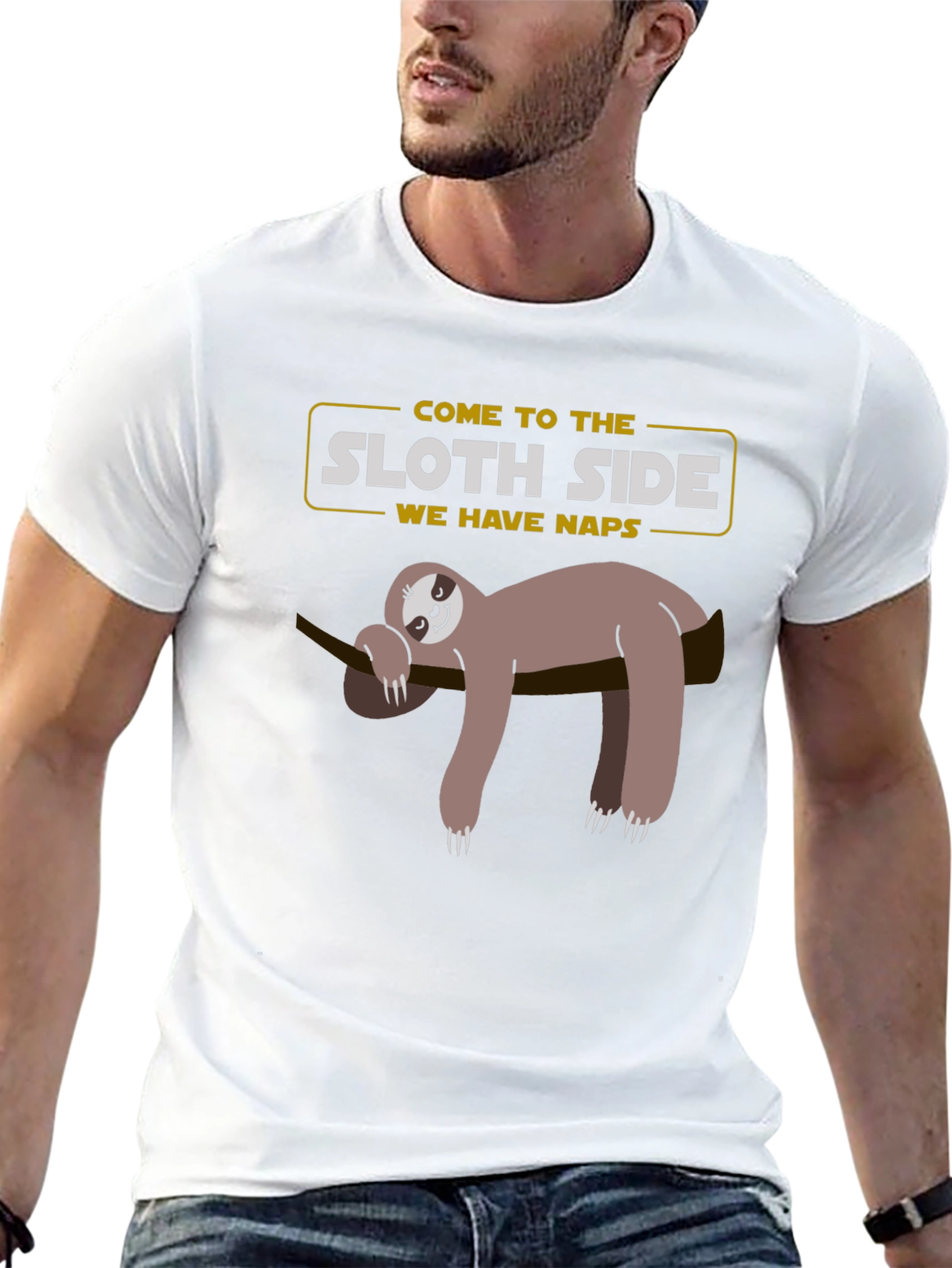 Sloth Side T-Shirt - Lazy Naps