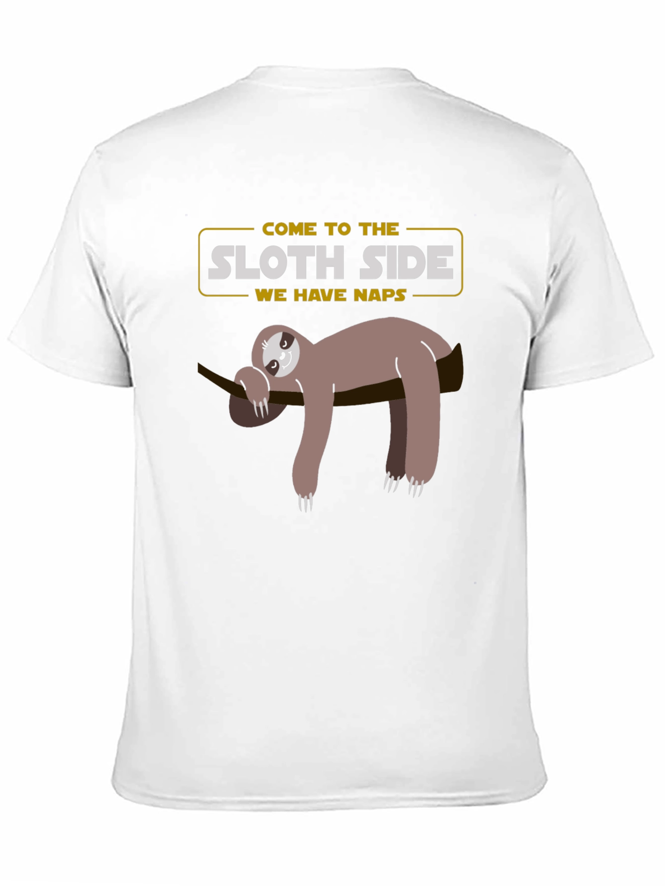 Sloth Side T-Shirt - Lazy Naps