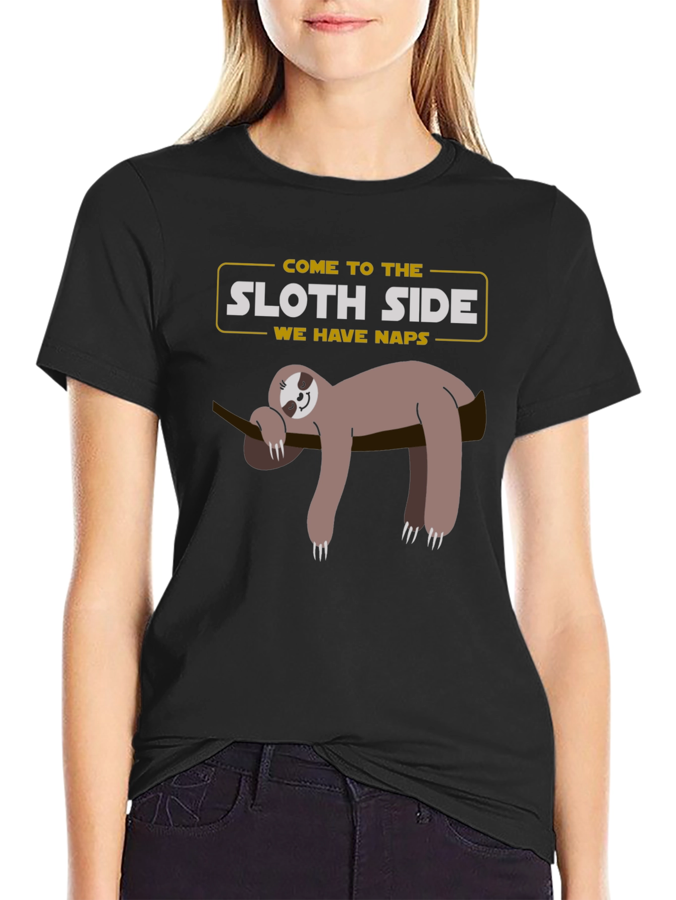 Sloth Side T-Shirt - Lazy Naps