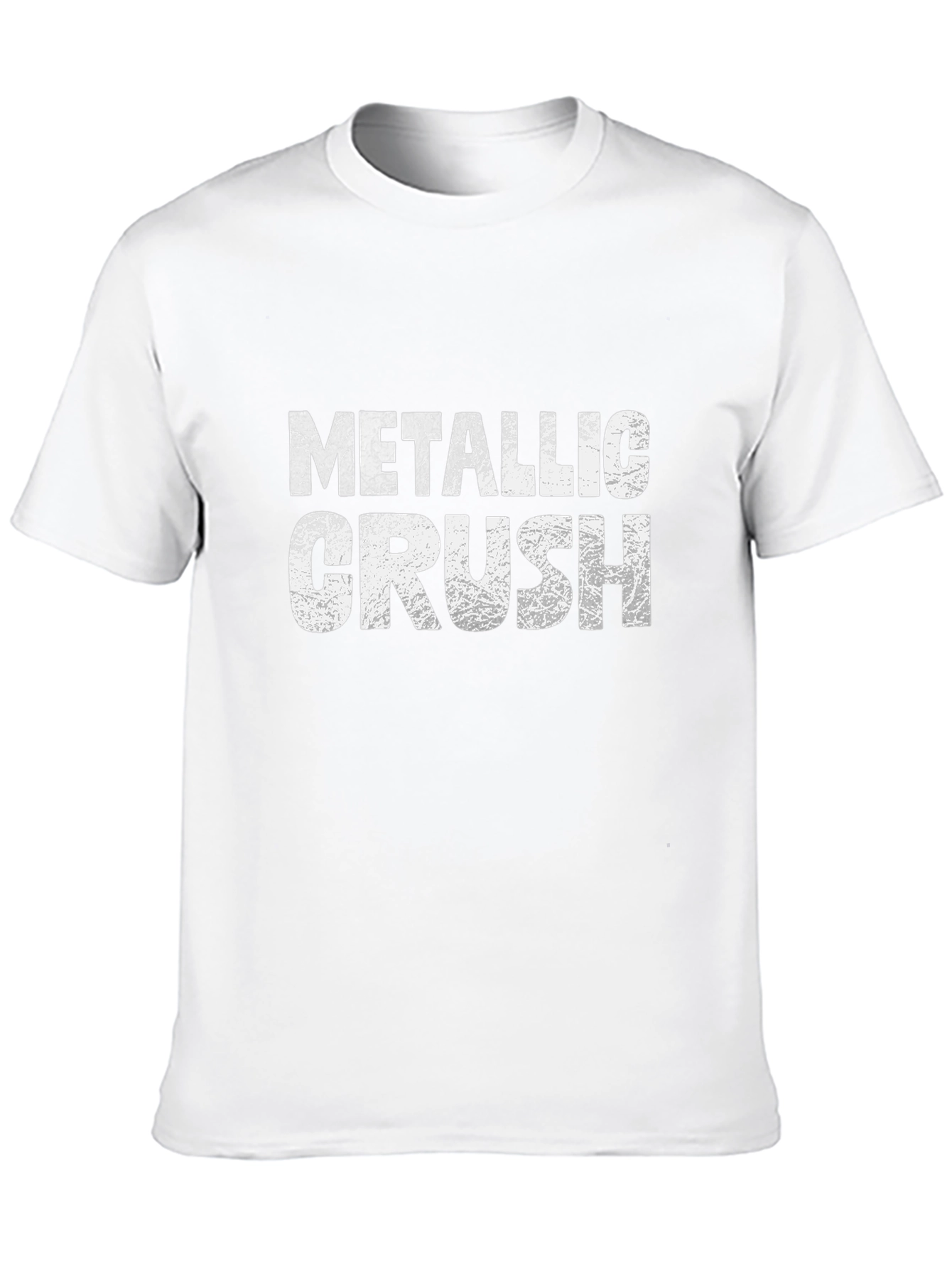 Metallic Crush Black Graphic Tee