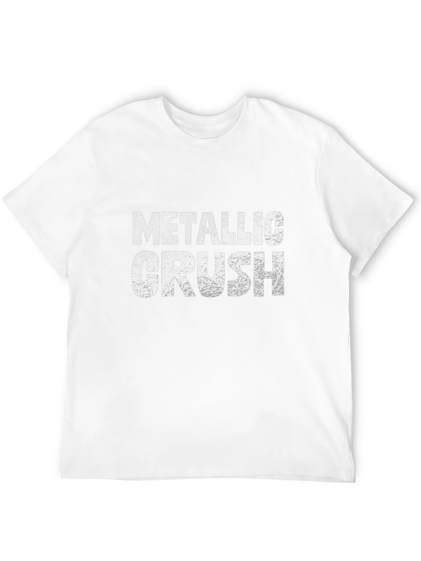 Metallic Crush Black Graphic Tee