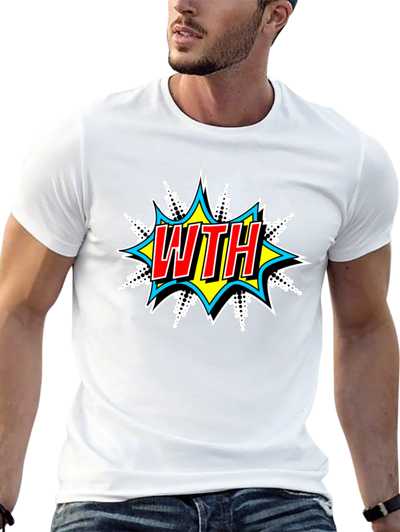 WTH Comic T-Shirt - Stylish Graphic Tee
