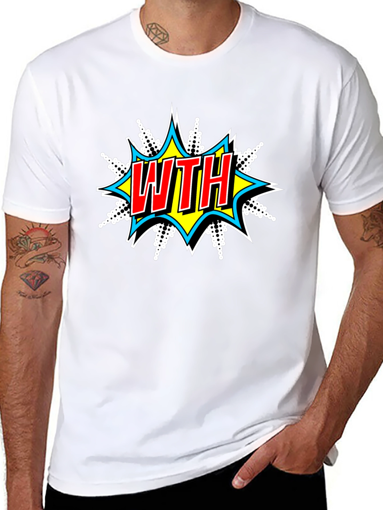 WTH Comic T-Shirt - Stylish Graphic Tee