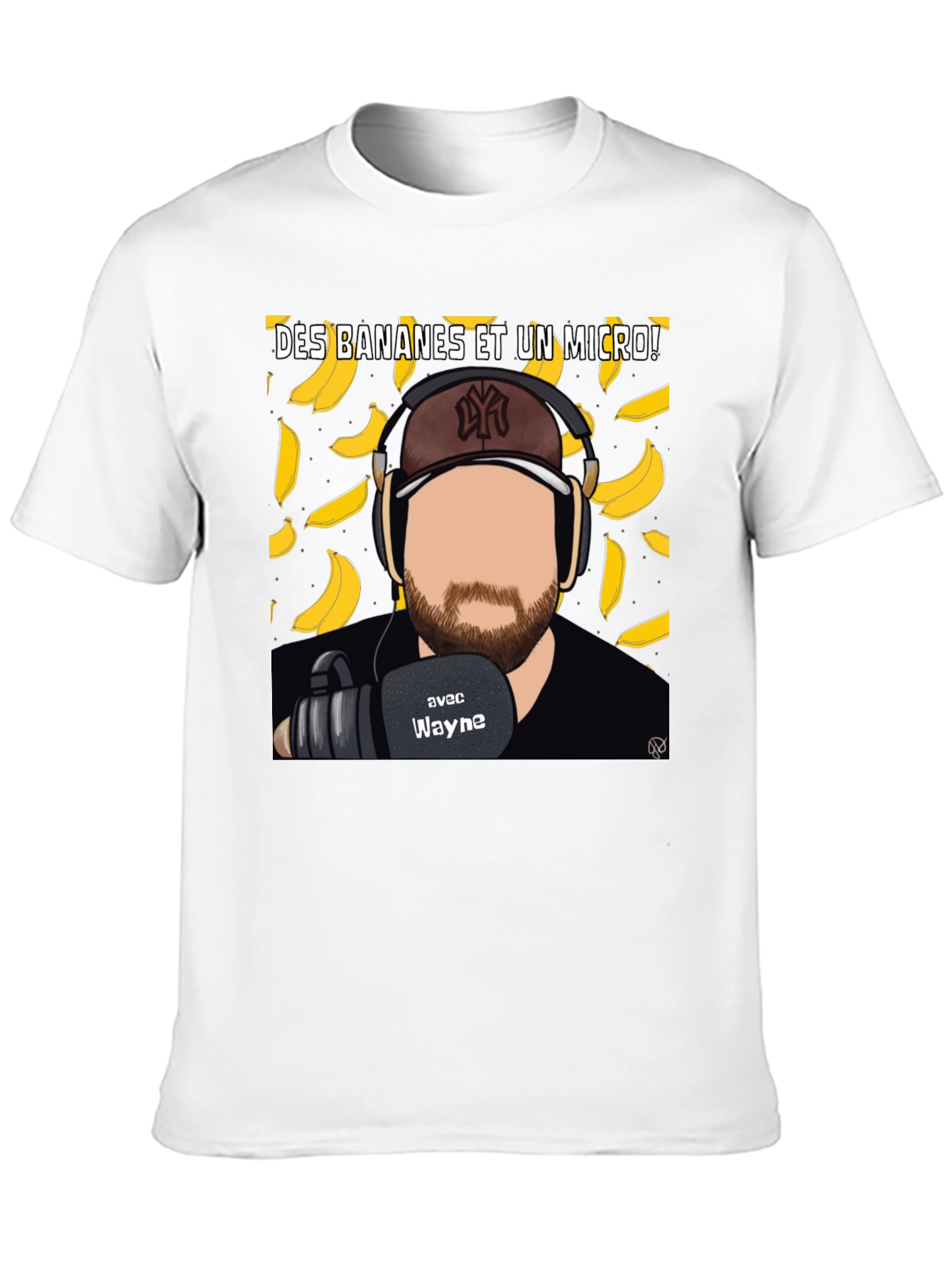 Bananas and a Mic T-Shirt - Podcast Tee