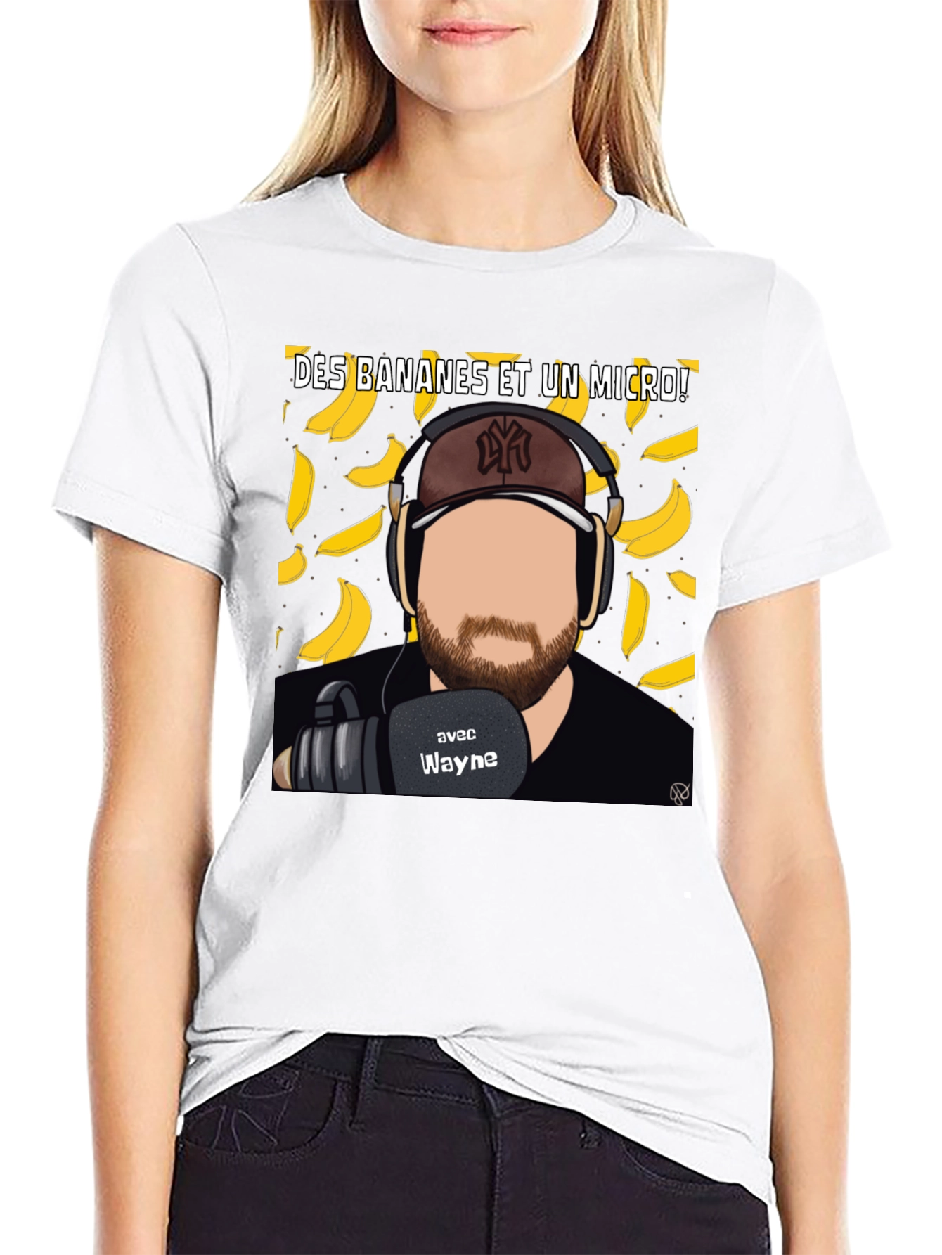 Bananas and a Mic T-Shirt - Podcast Tee