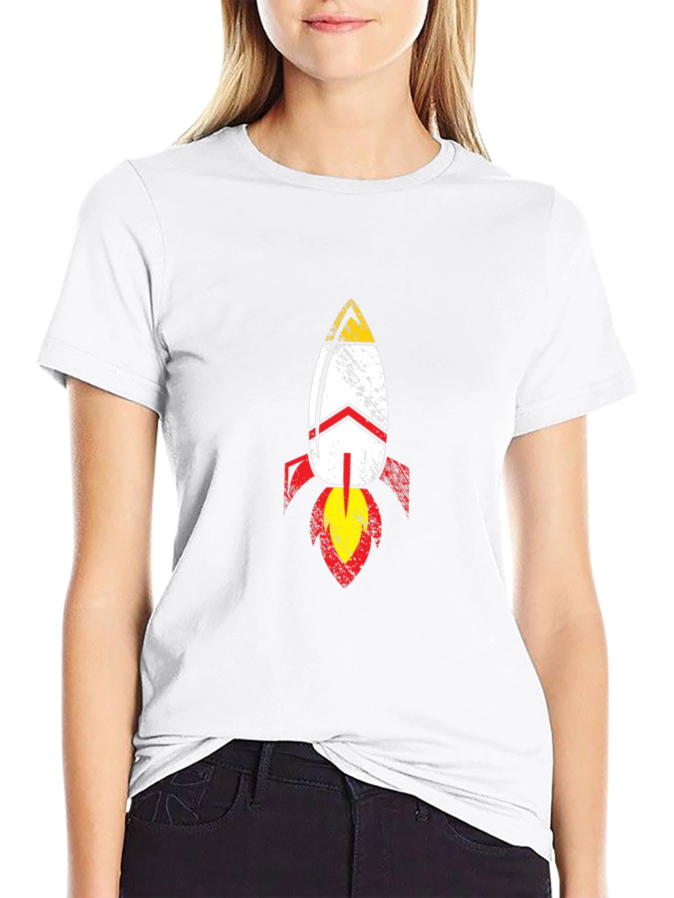 Retro Rocket T-Shirt - Space Age Design