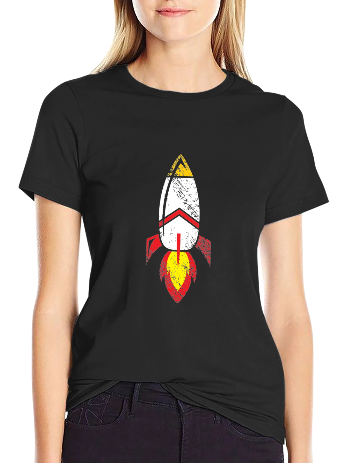 Retro Rocket T-Shirt - Space Age Design