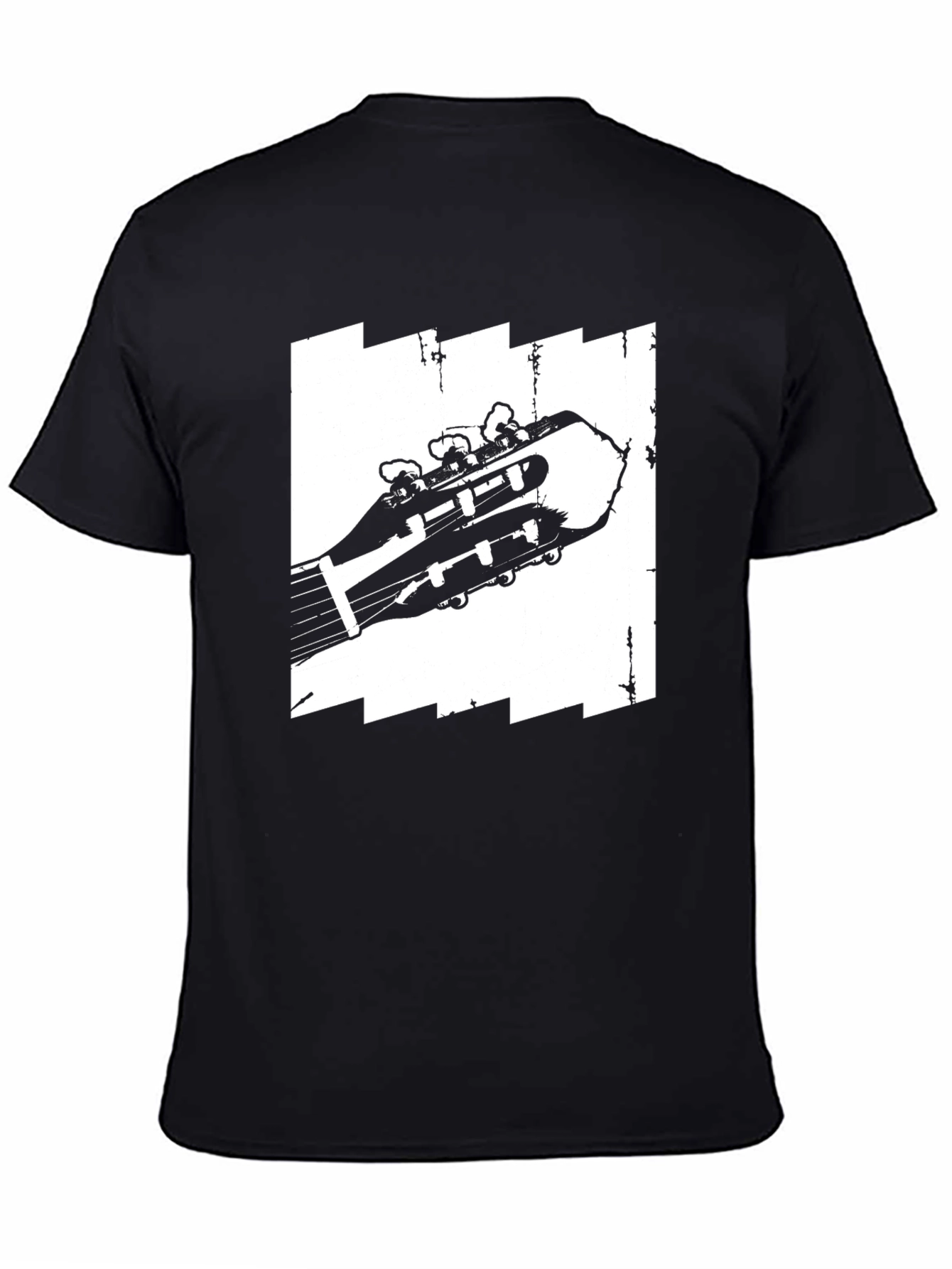Guitar Headstock Graphic Tee - Music Lovers T-Shirt