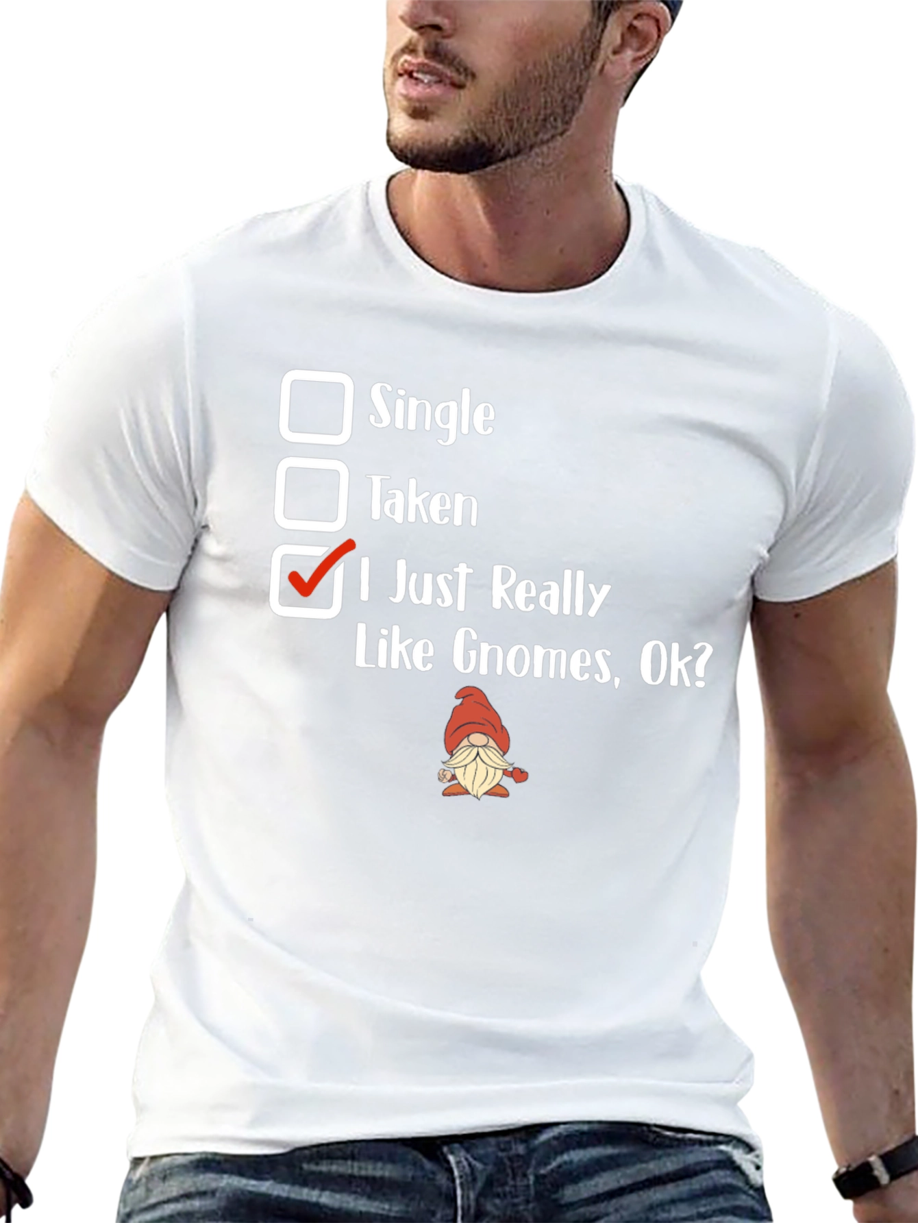 Gnome Lover T-Shirt - Single Taken Gnomes