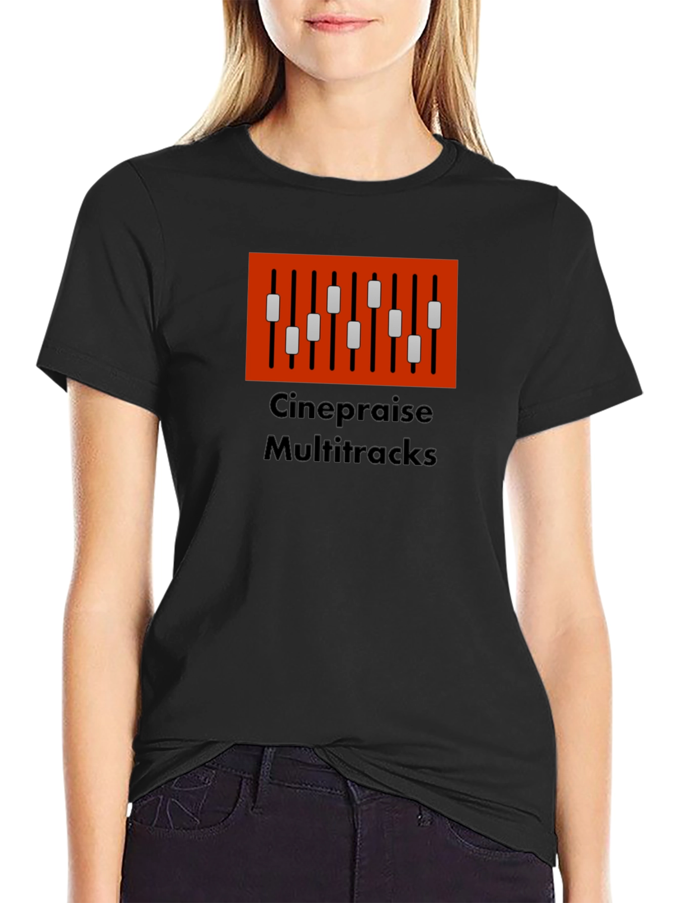 Cinepraise Multitracks Graphic T-Shirt - Musician Apparel