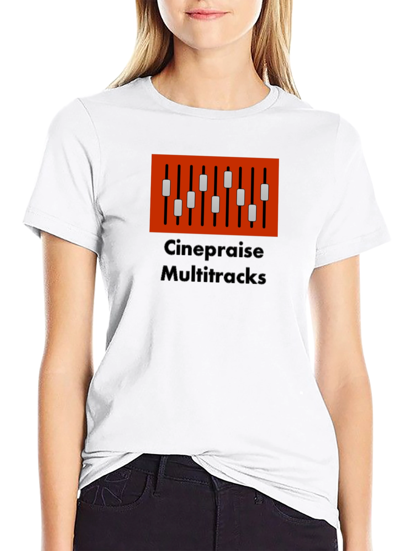 Cinepraise Multitracks Graphic T-Shirt - Musician Apparel
