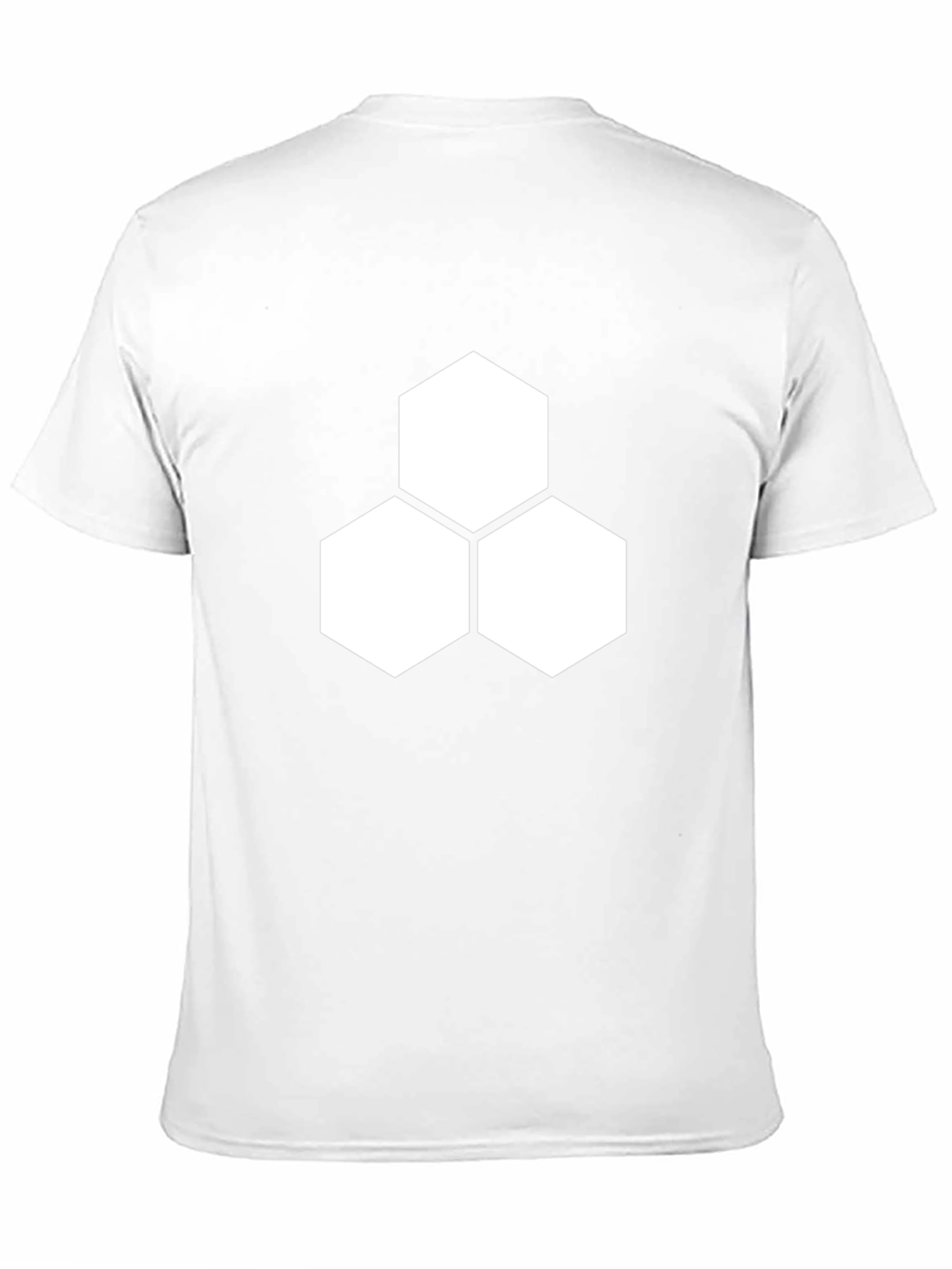 Geometric Hexagon T-Shirt - Modern Minimalist Design